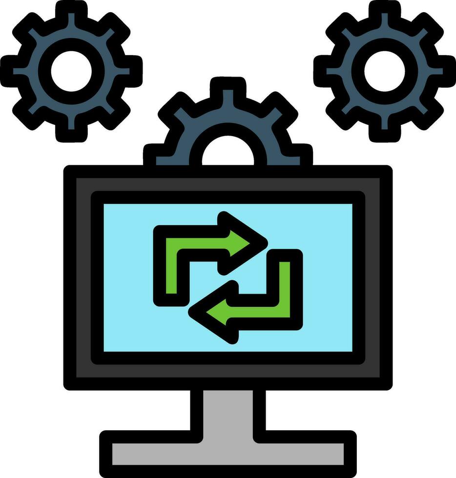 Software Configuration Vector Icon Design