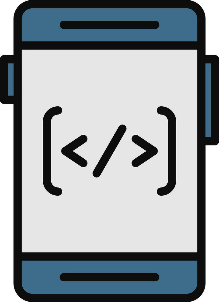 Coding Vector Icon Design