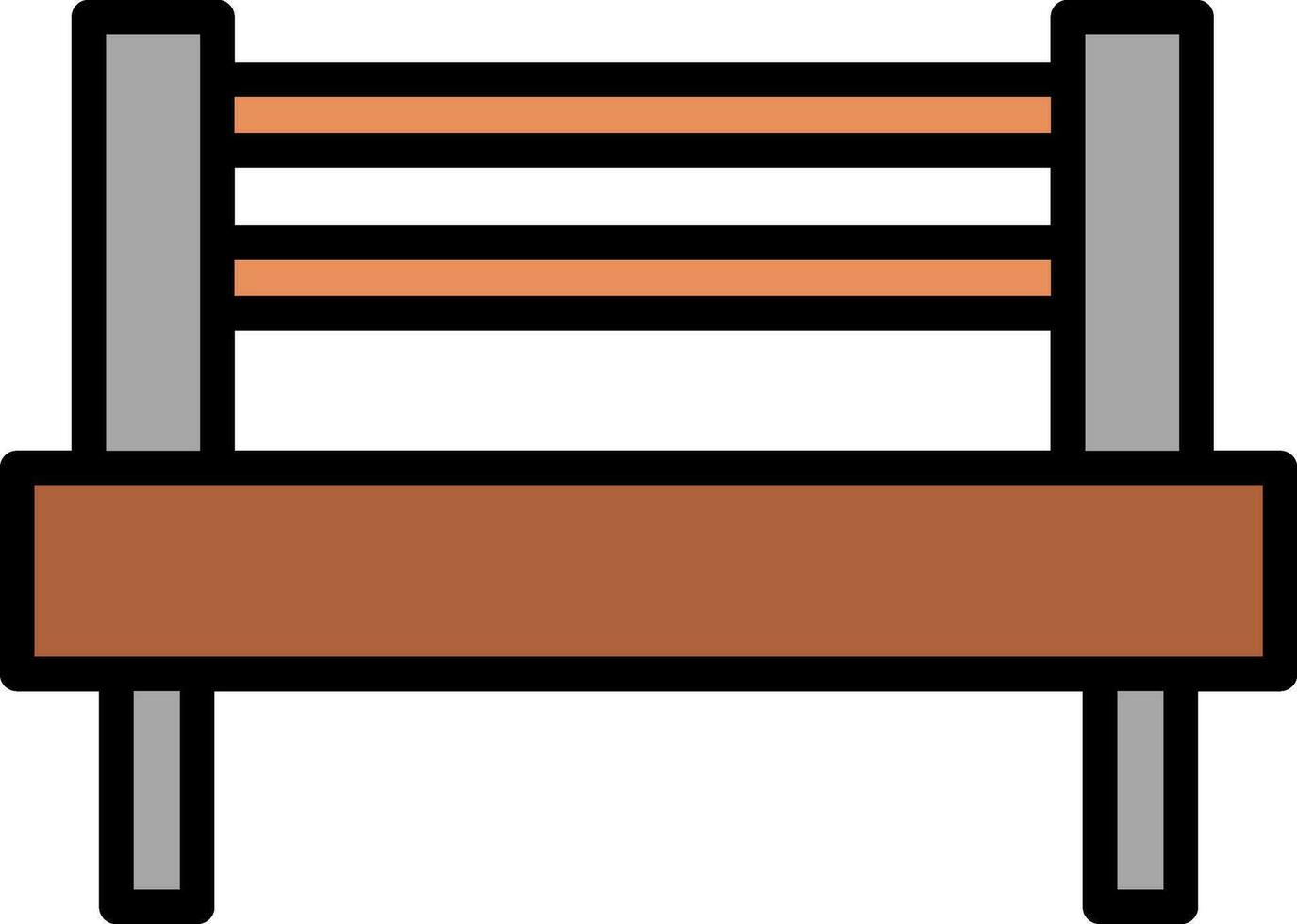 Bench Vector Icon Design