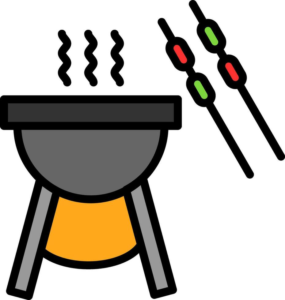 Barbecue Vector Icon Design