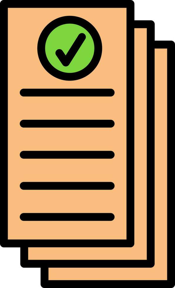 Checklist Vector Icon Design