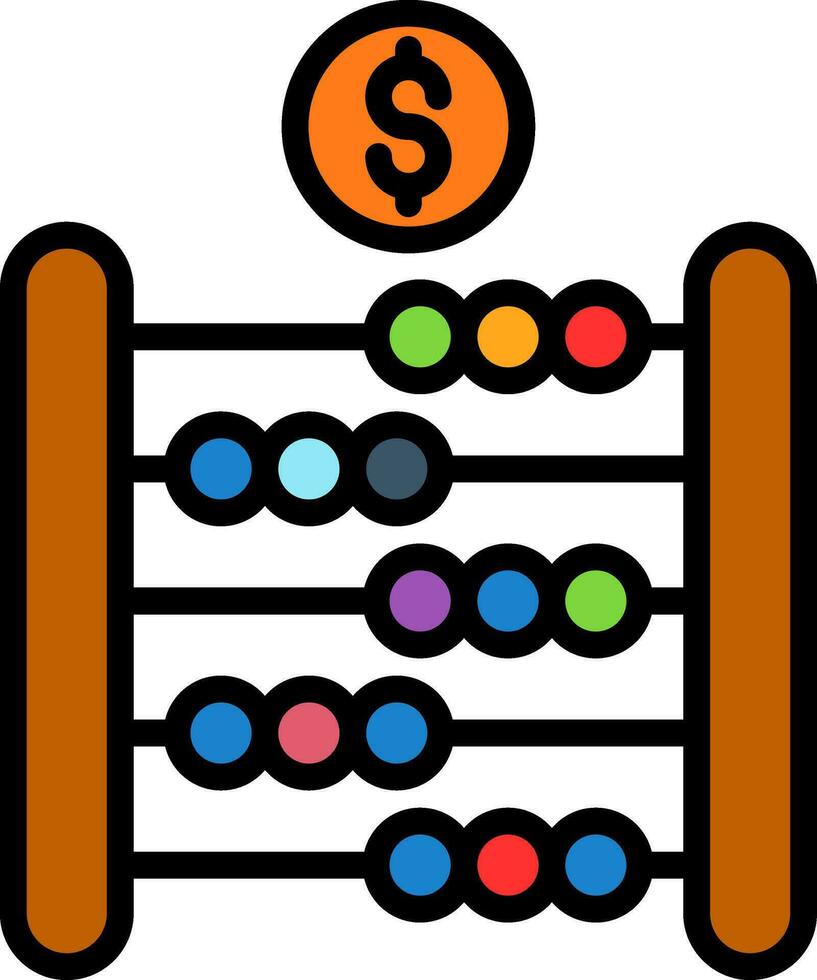 Abacus Vector Icon Design