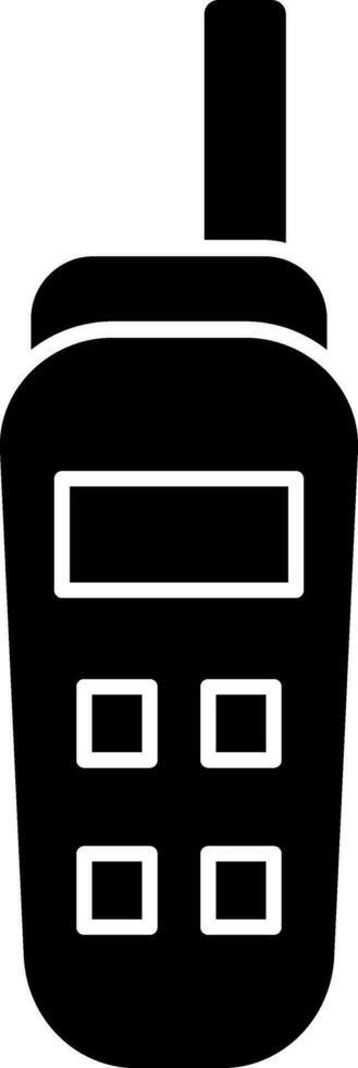 Walkie talkie Vector Icon Design