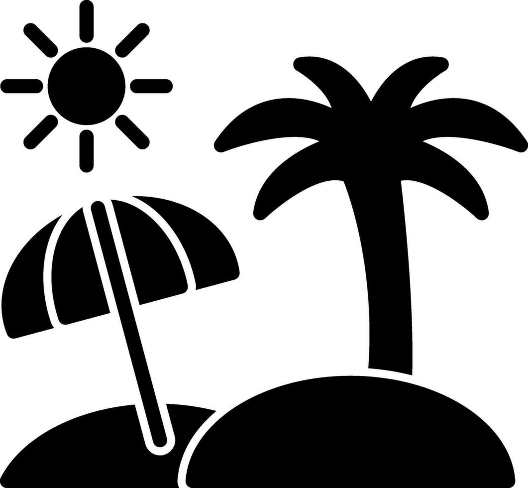 Beach Vector Icon Design
