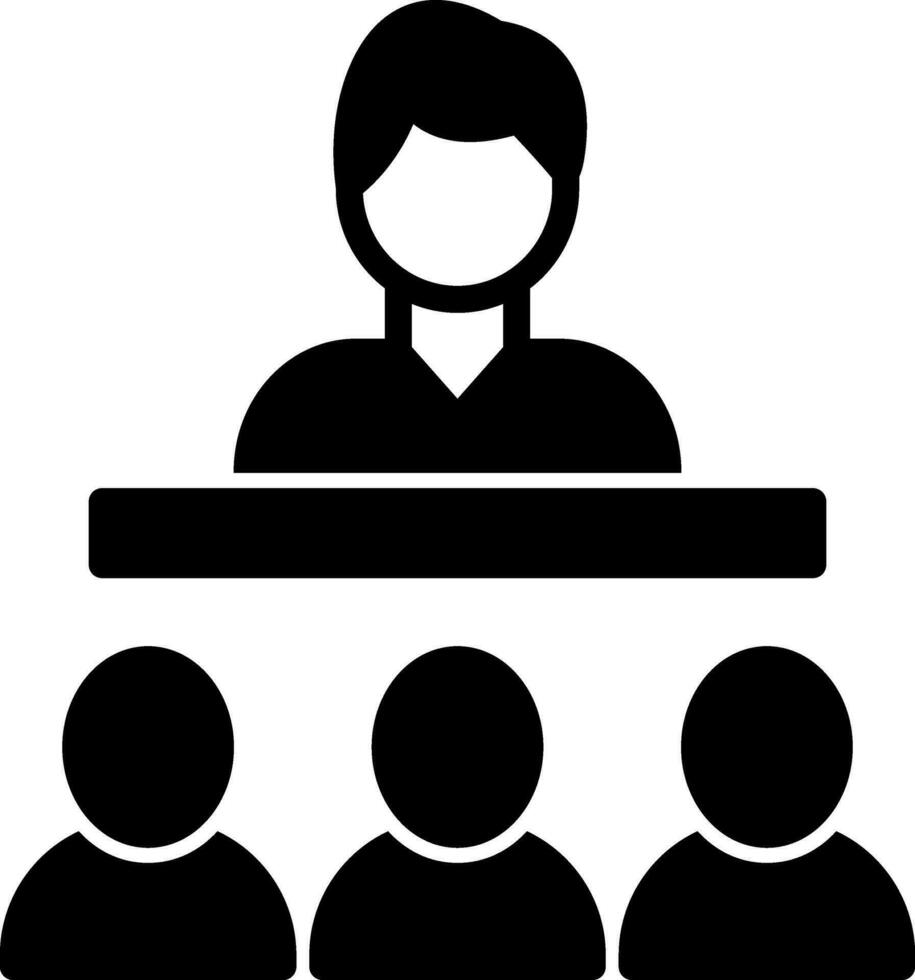 Seminar Vector Icon Design