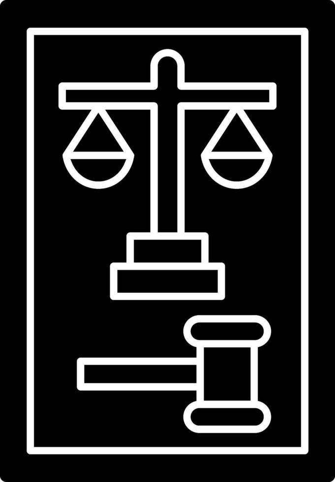 Law Vector Icon Design