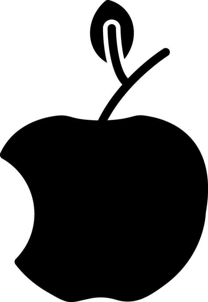 diseño de icono de vector de manzana