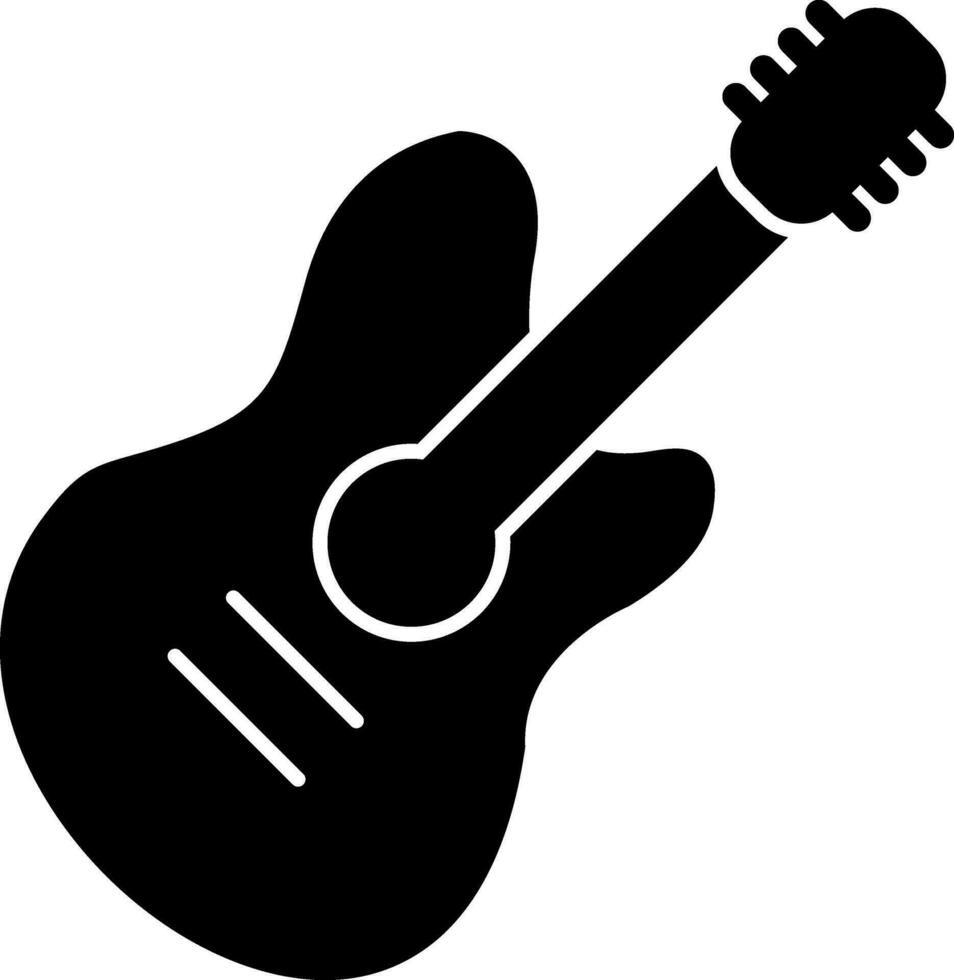 diseño de icono de vector de guitarra