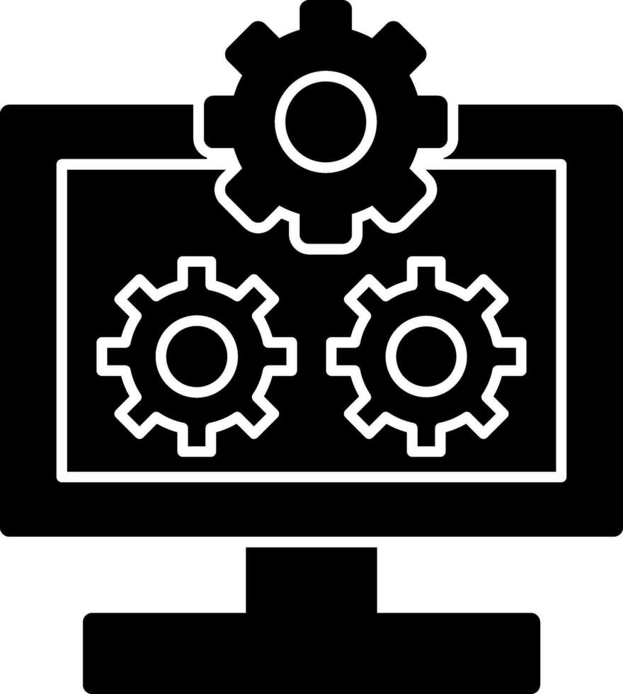 sistema configuración vector icono diseño