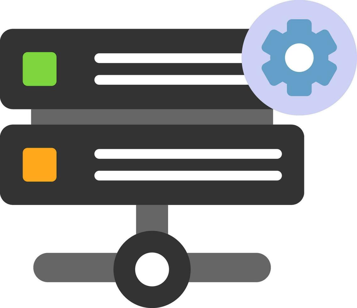 Hosting Vector Icon Design