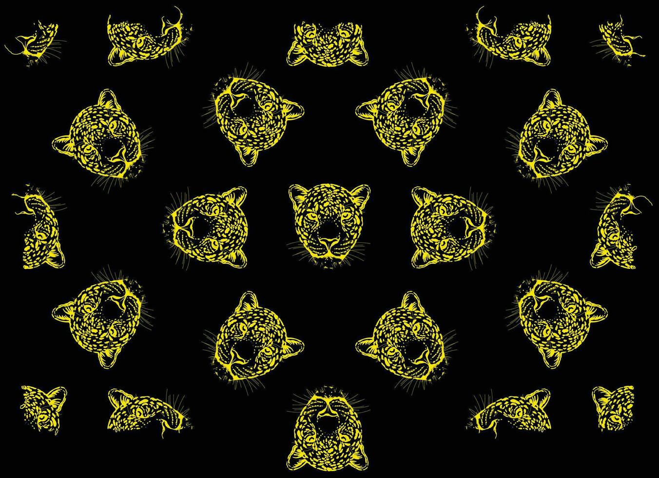 Pattern and Shirt mockup.Beautiful  animal Pattern. vector