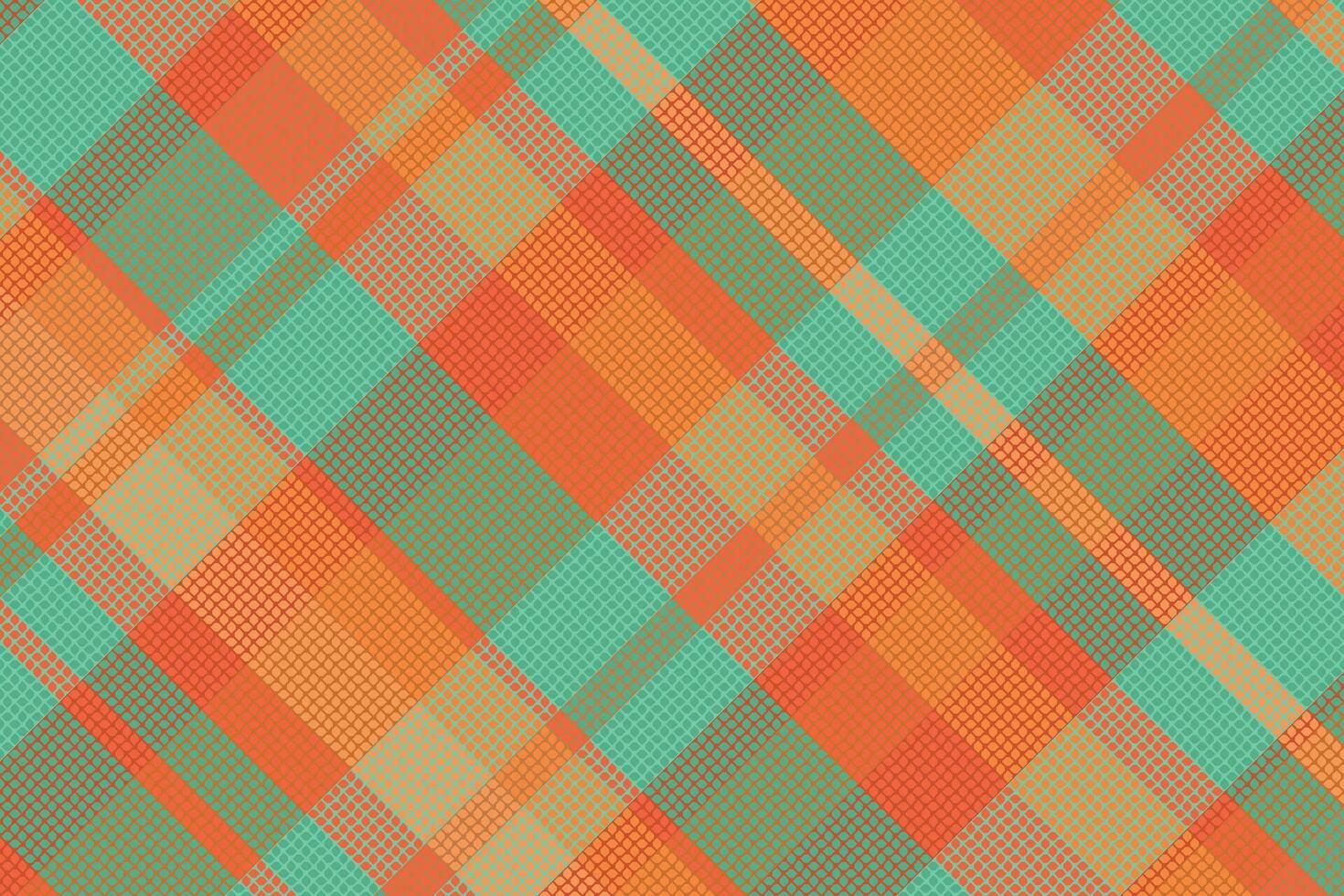 Tartan plaid pattern with texture and coffee color. vector