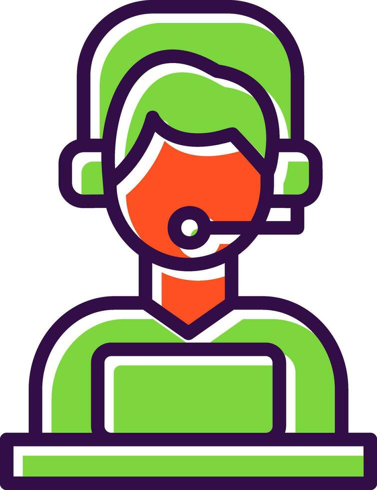 Remote Support Vector Icon Design