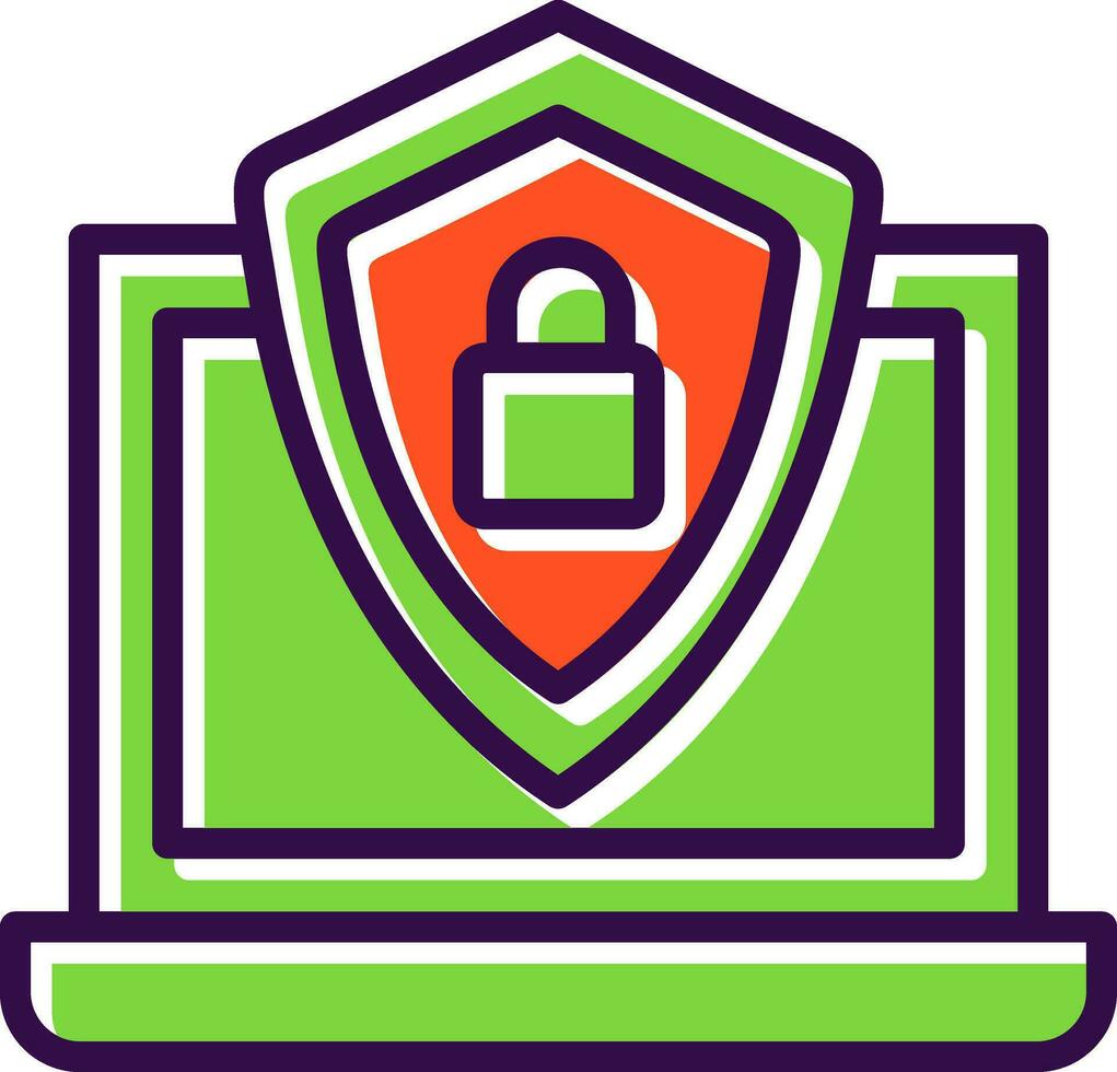 sistema seguridad vector icono diseño