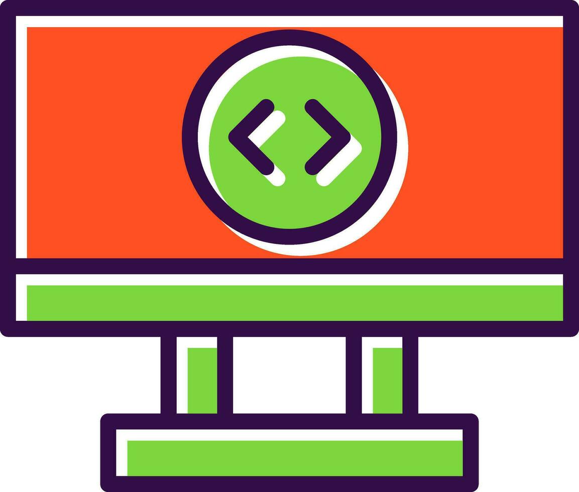 Remote Desktop Vector Icon Design