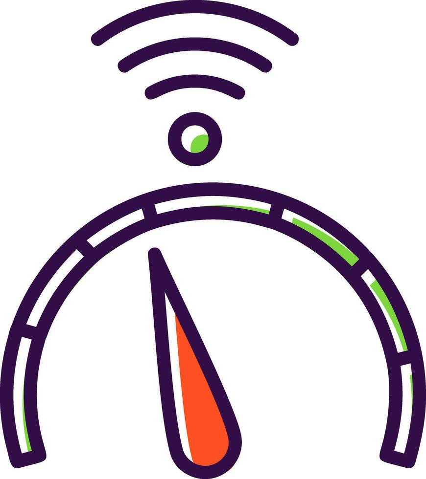 Network Speed Vector Icon Design