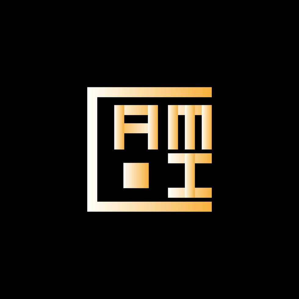 AMI letter logo vector design, AMI simple and modern logo. AMI luxurious alphabet design