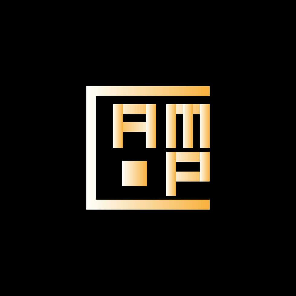 AMP letter logo vector design, AMP simple and modern logo. AMP