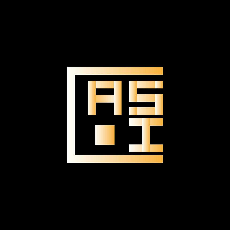 ASI letter logo vector design, ASI simple and modern logo. ASI luxurious alphabet design