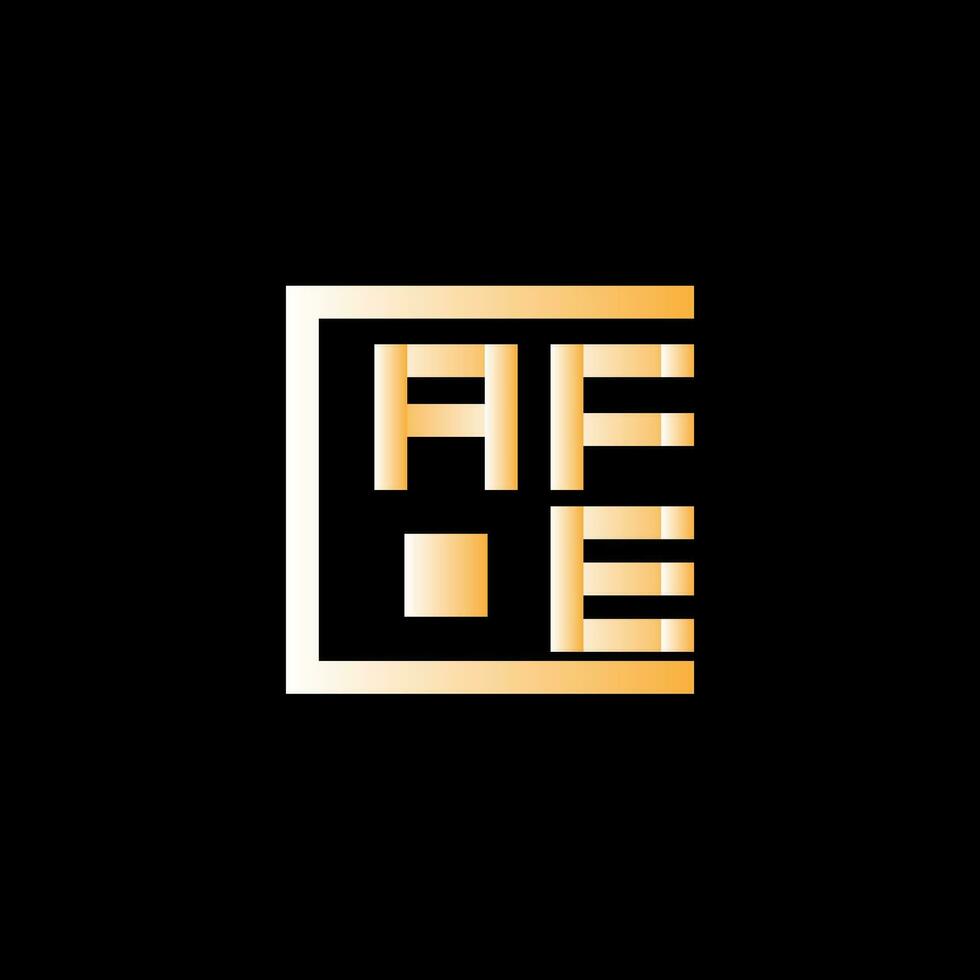 AFE letter logo vector design, AFE simple and modern logo. AFE luxurious alphabet design