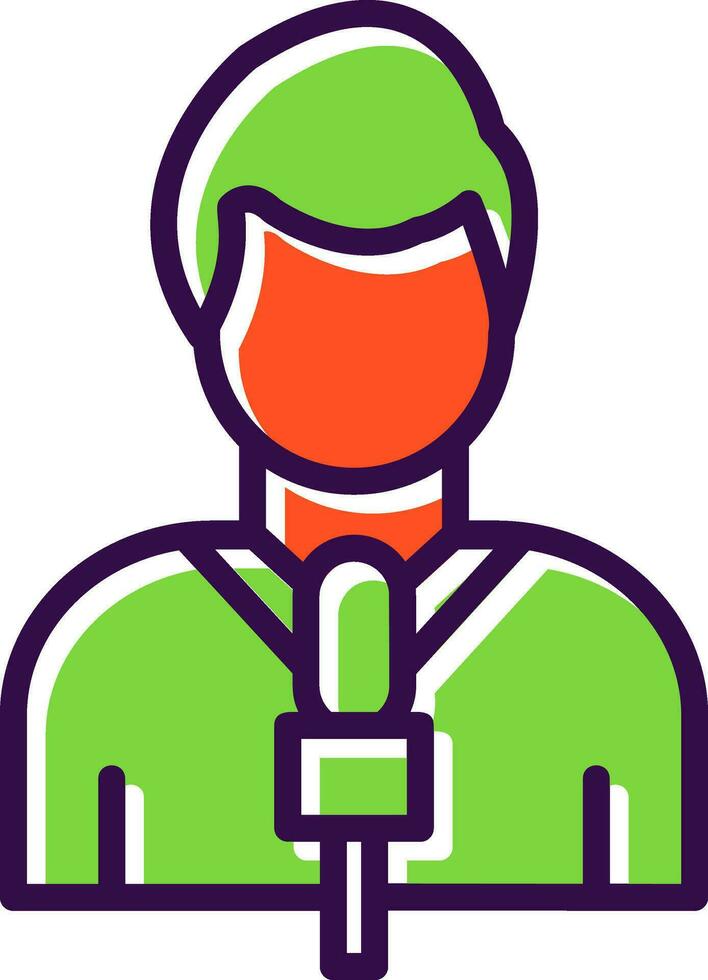 Journalism Vector Icon Design