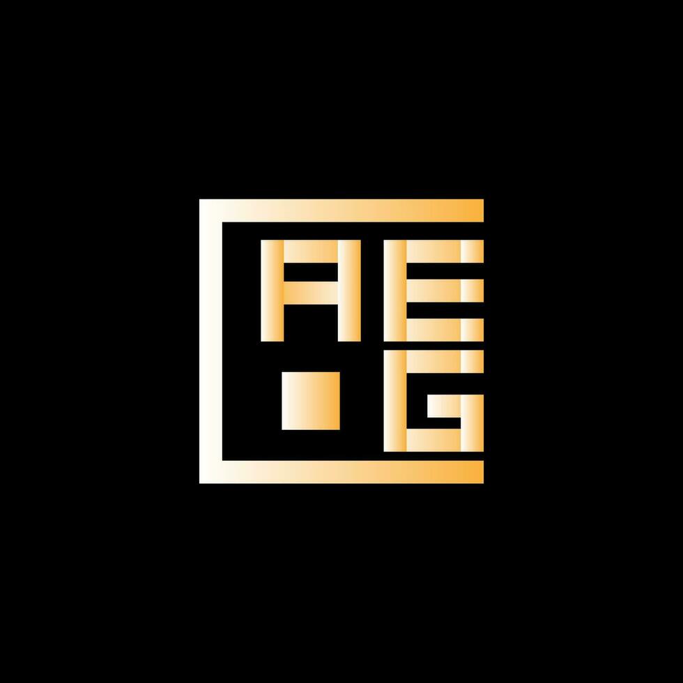 AEG letter logo vector design, AEG simple and modern logo. AEG luxurious alphabet design