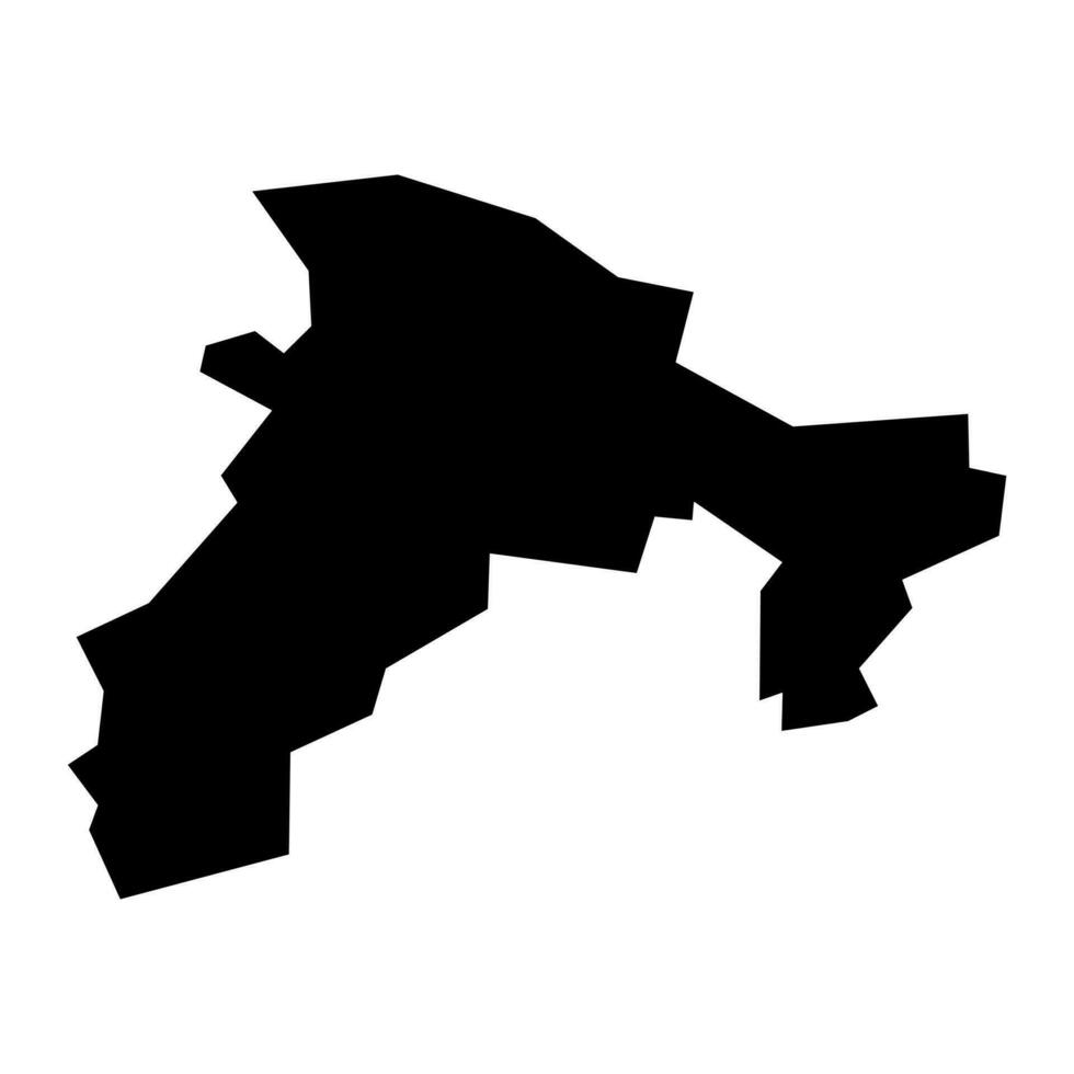 Bejaia province map, administrative division of Algeria. vector