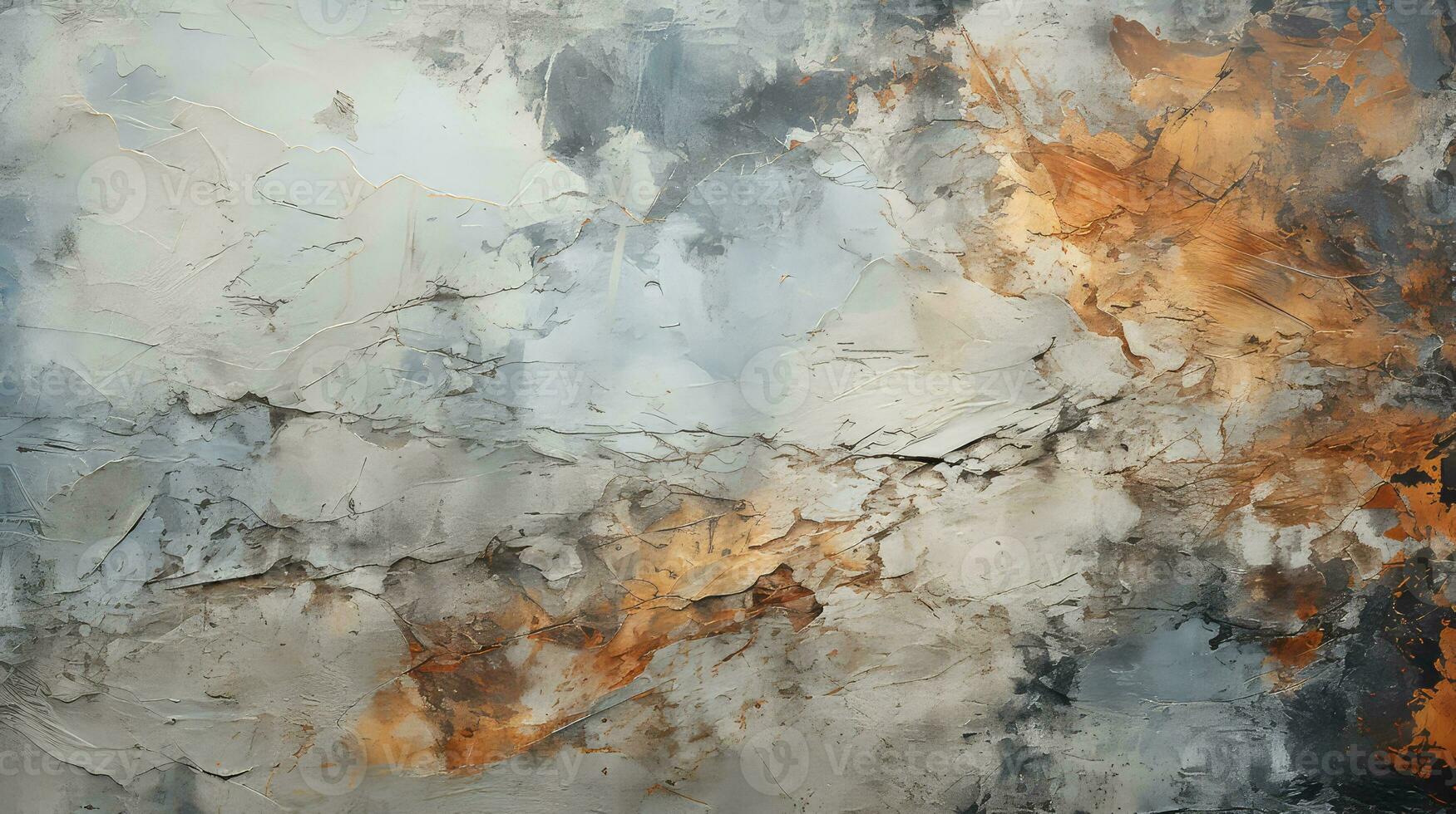 Raw Grit Close-Up of Dusty Gray Concrete Texture Generative AI photo