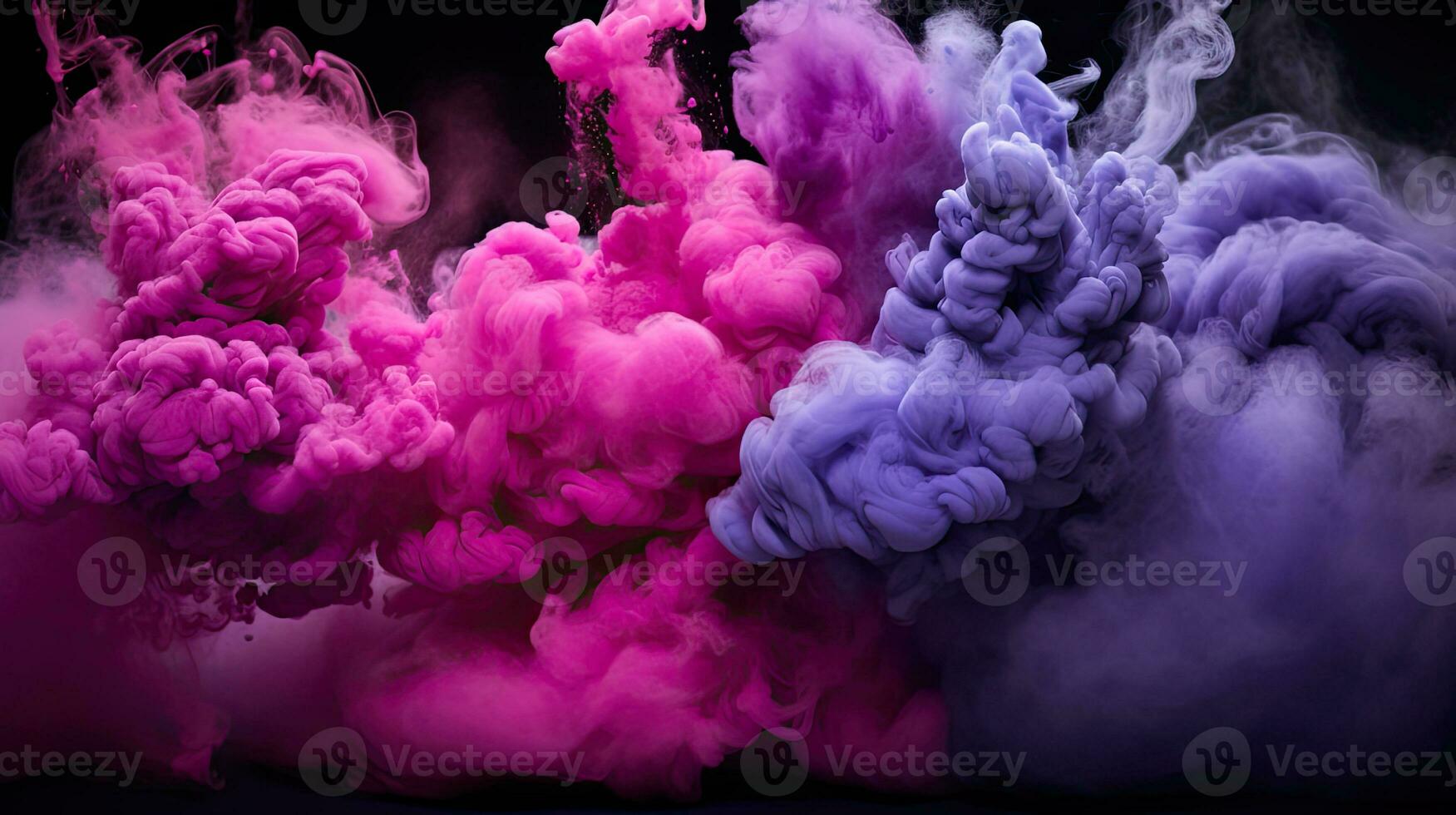 Matte Art Dynamic Color Explosion in Focus Generative AI photo