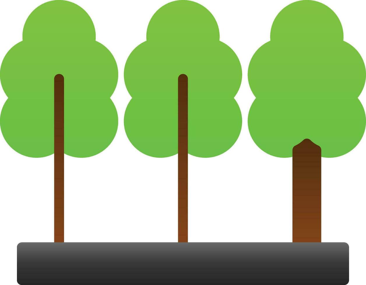 Trees Vector Icon Design