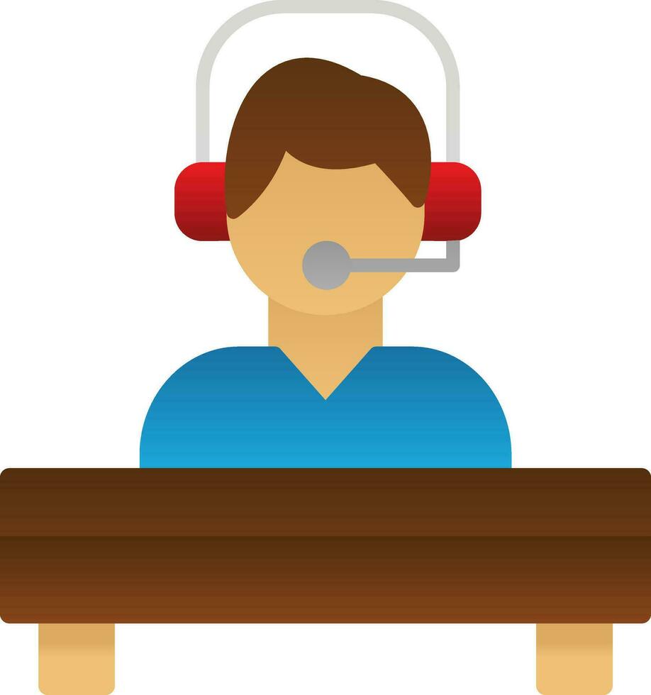 Help Desk Vector Icon Design
