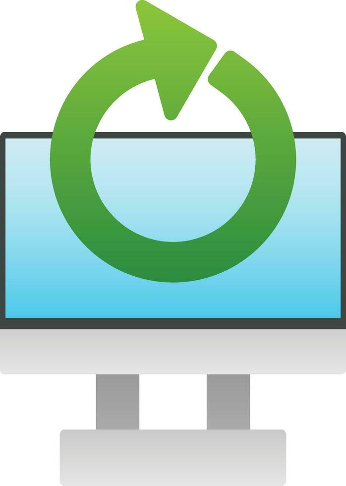 Data Recovery Vector Icon Design