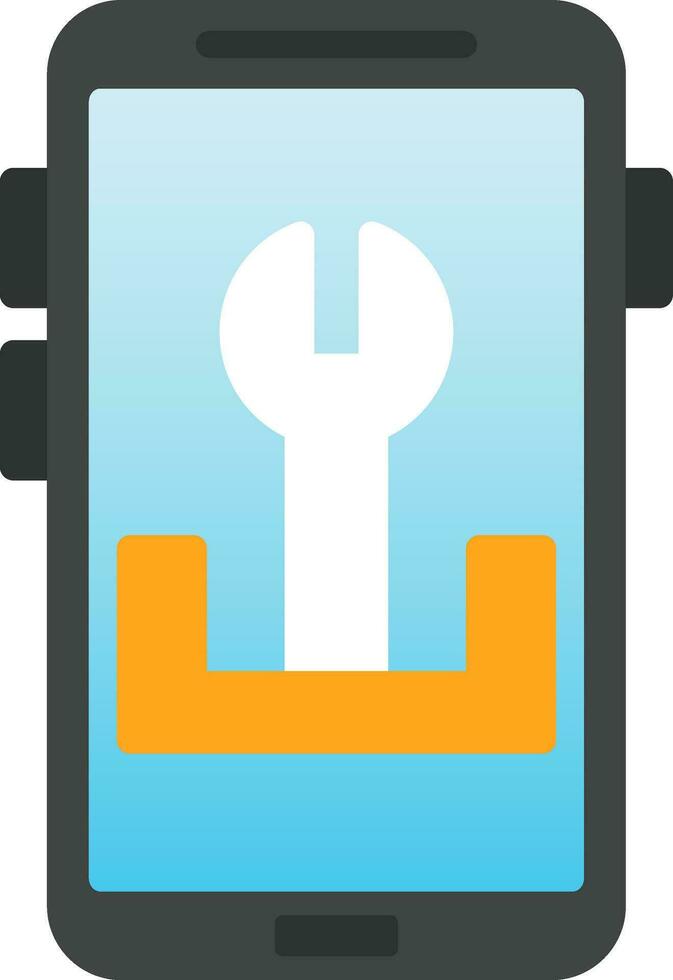 App Troubleshooting Vector Icon Design