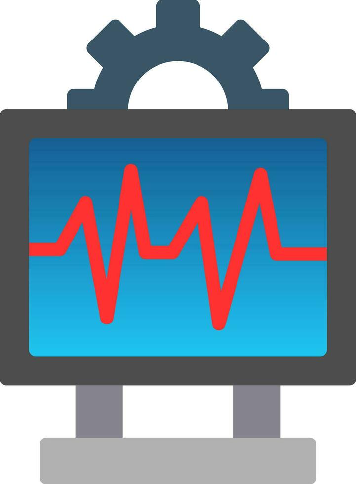 System Monitoring Vector Icon Design