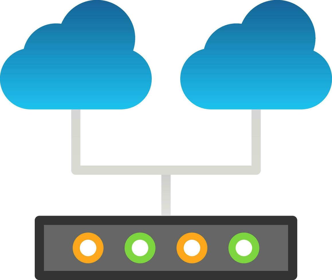 Cloud Support Vector Icon Design