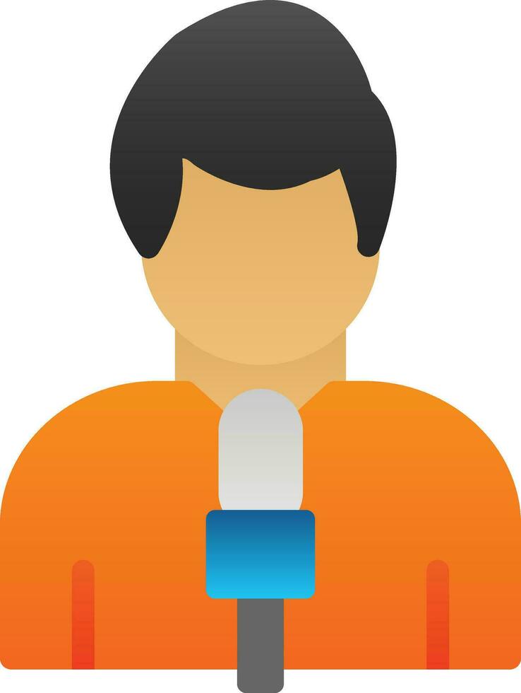 Journalism Vector Icon Design