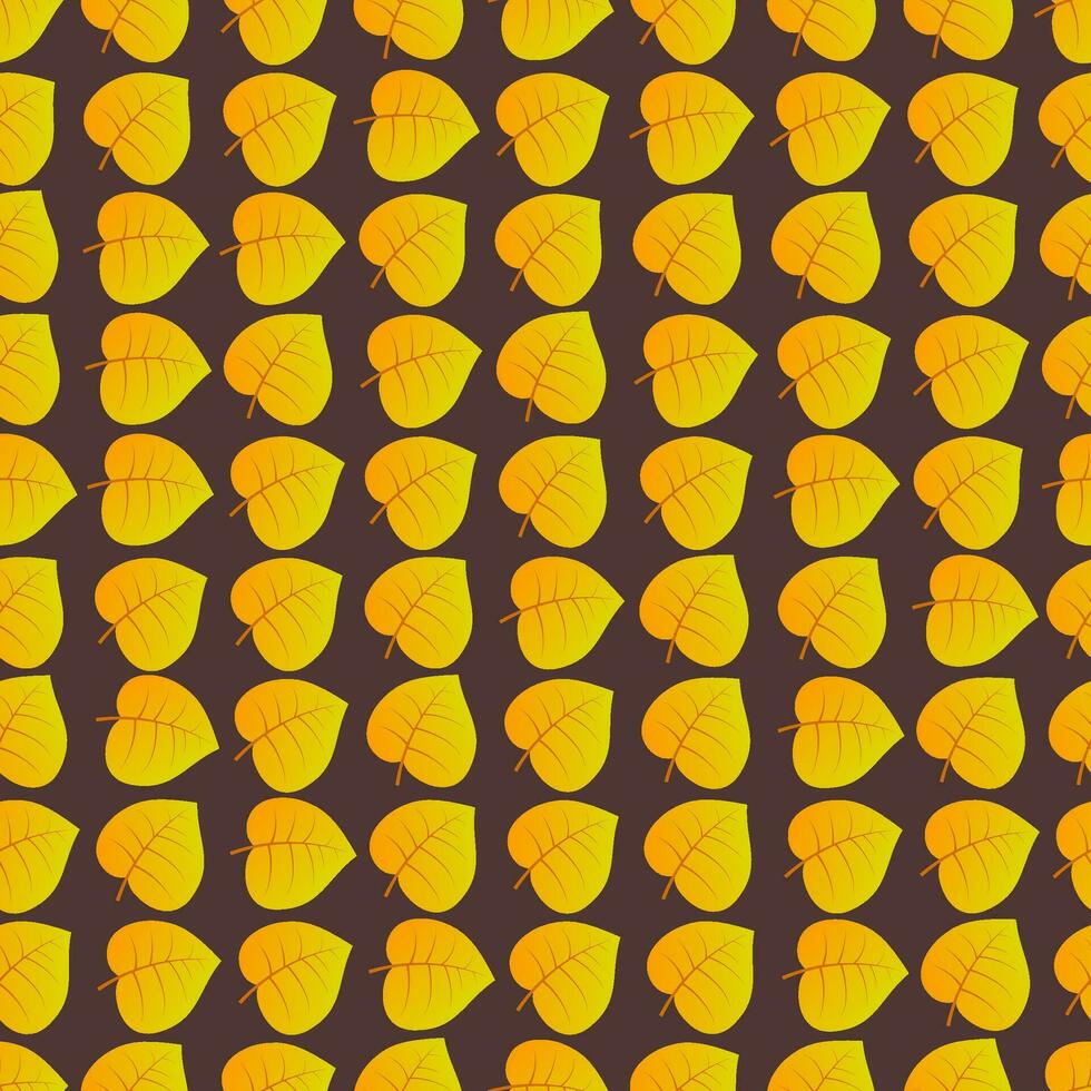 Autumn seamless background with maple colorful leaves. Design for fall season posters, wrapping papers and holidays decorations. Vector illustration