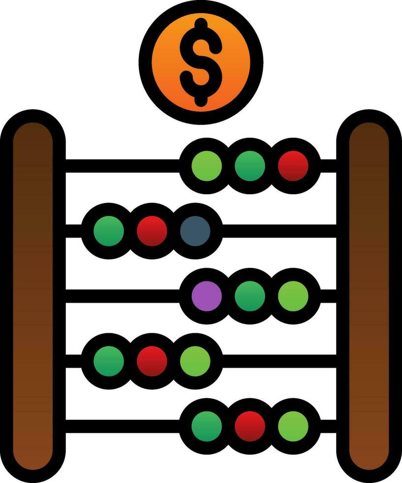 Abacus Vector Icon Design
