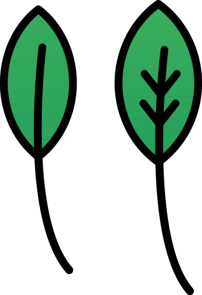 diseño de icono de vector de hoja