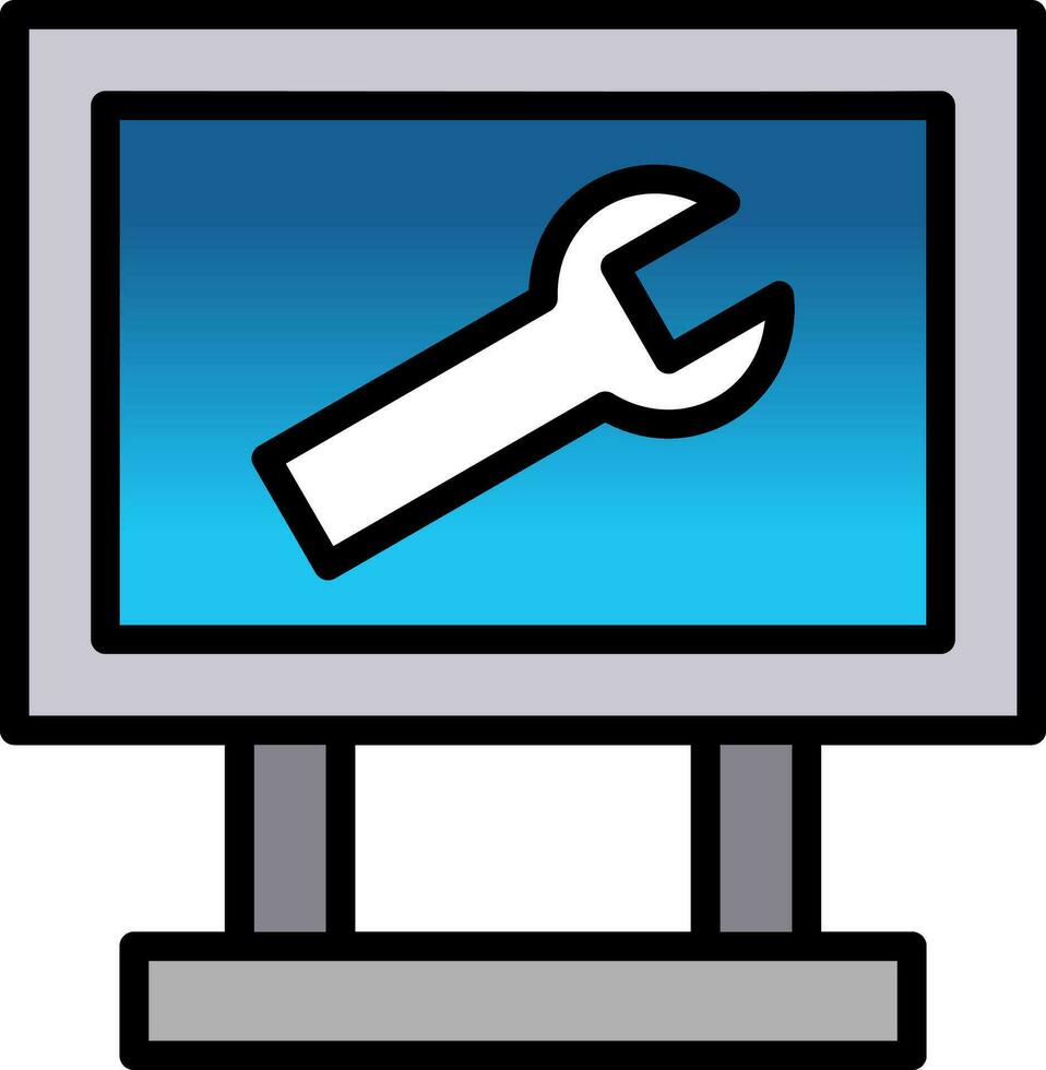 IT Helpdesk Vector Icon Design