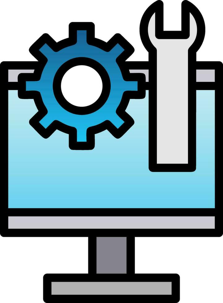 Hardware Repair Vector Icon Design