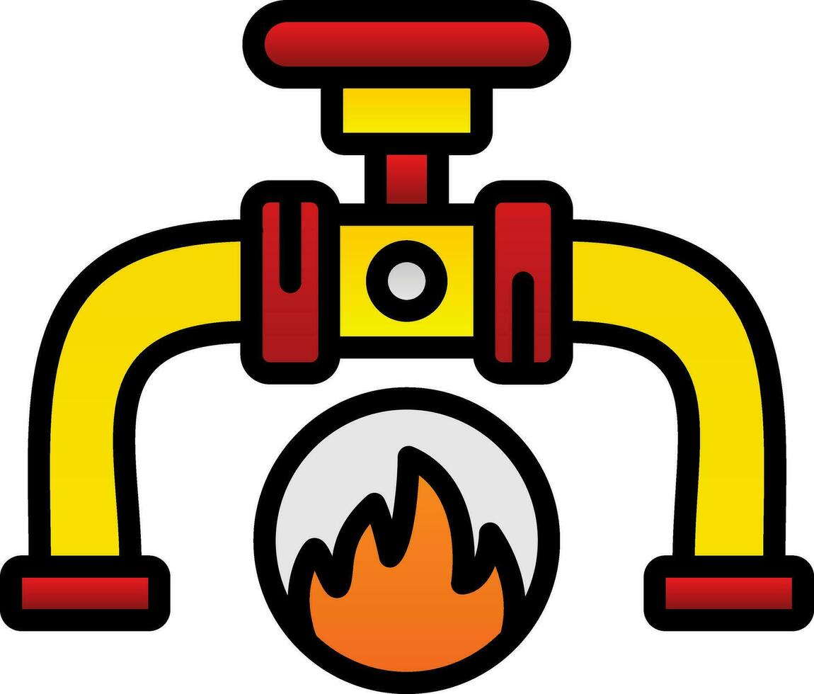 diseño de icono de vector de gas