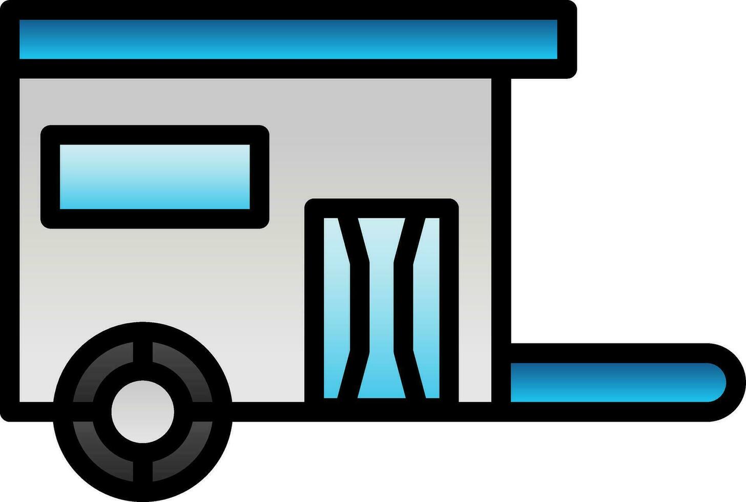 diseño de icono de vector de caravana