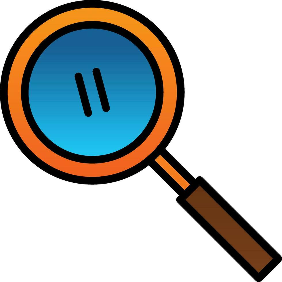 Magnifying glass Vector Icon Design