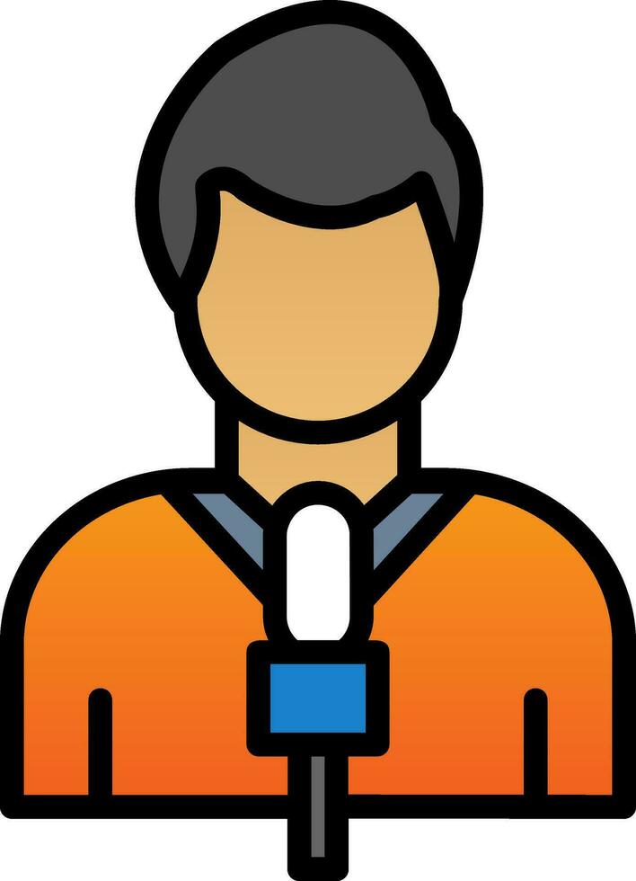 Journalism Vector Icon Design