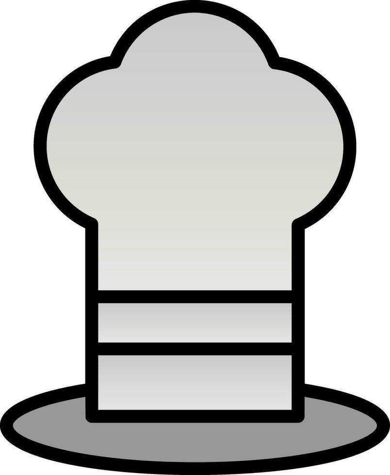 diseño de icono de vector de sombrero de chef