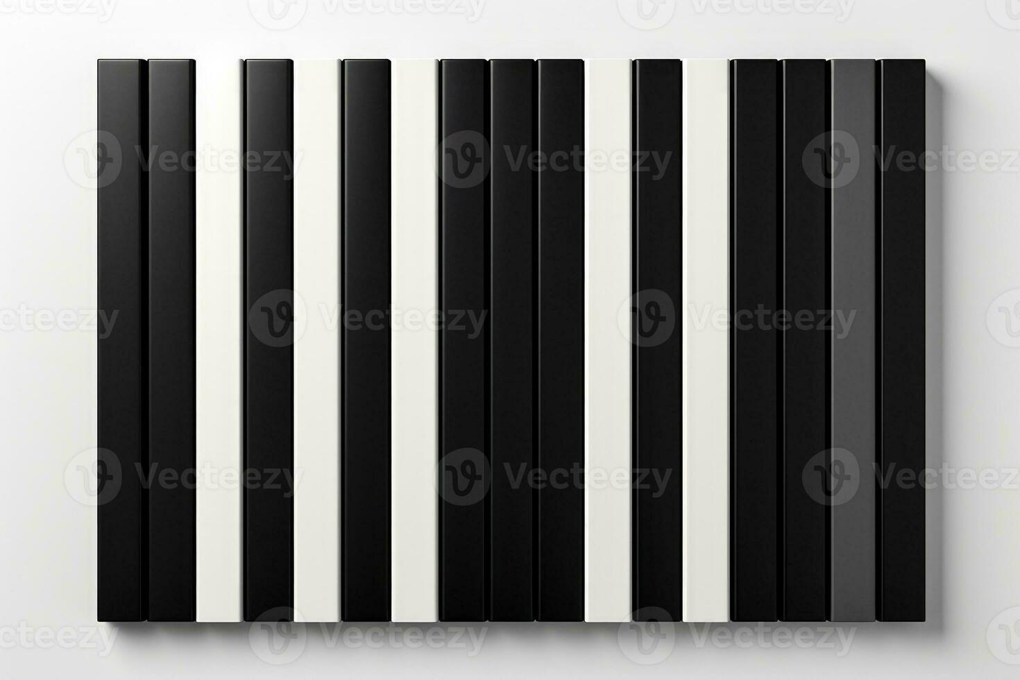 Elegant minimal top view backdrop with monochrome geometric surfaces and stripes photo