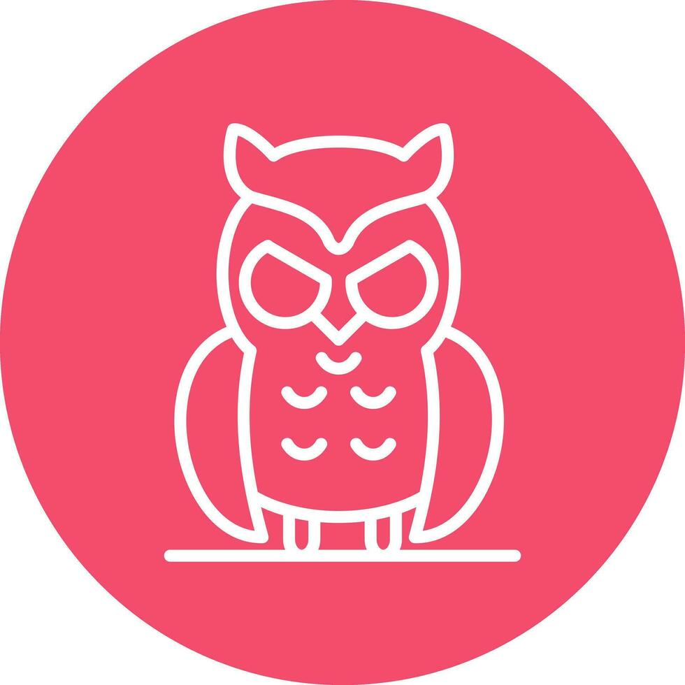 Owl Vector Icon Design