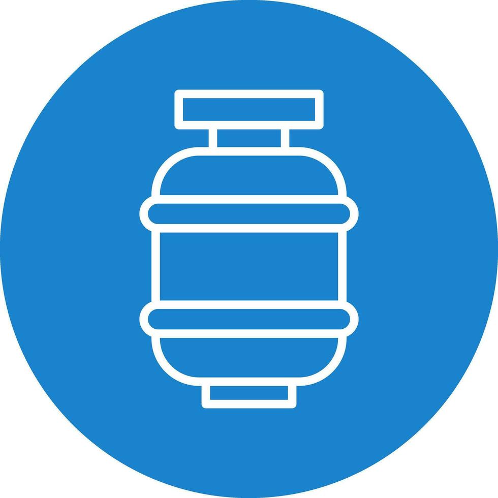 Gas bottle Vector Icon Design