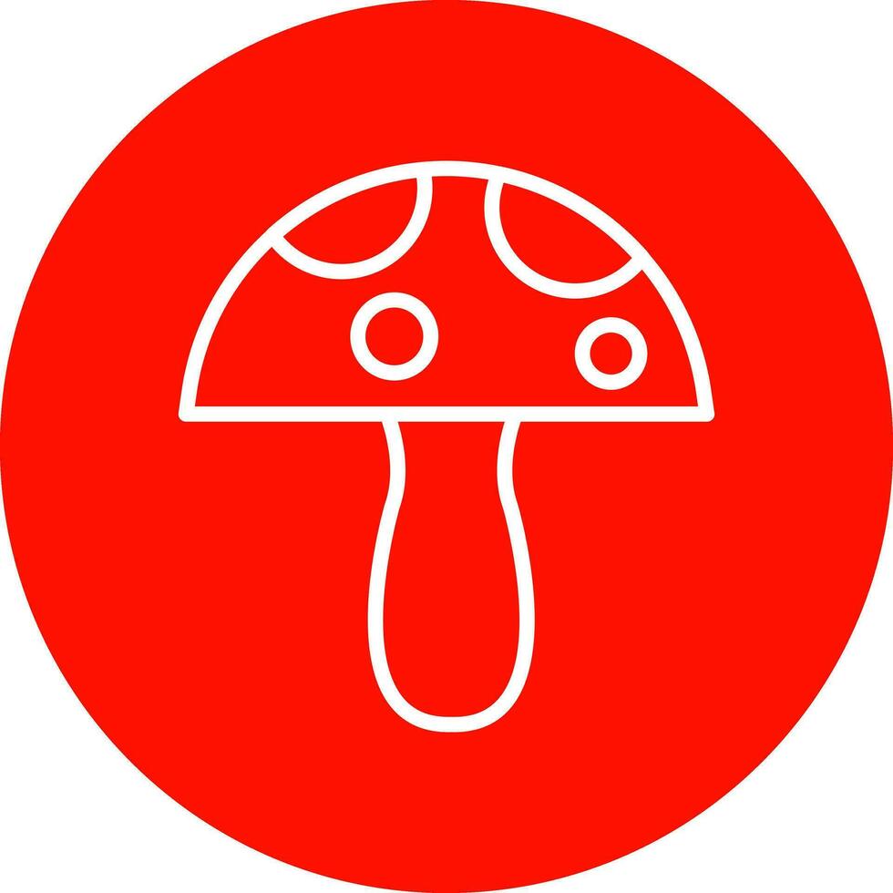 Toadstool Vector Icon Design